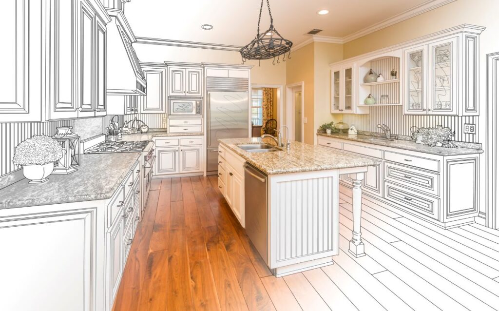 Kitchen Design Sketch